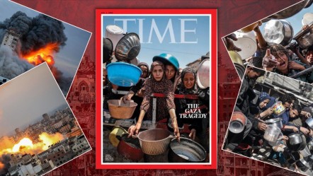 Time dergisinden Gazze kapağı: Açlığın, acının ve umudun karesi - Dünya