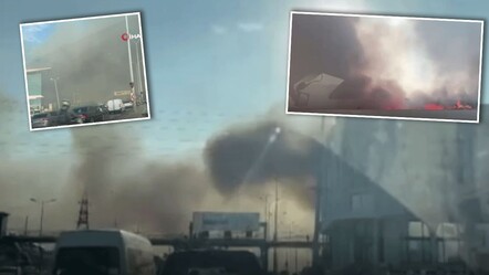 İstanbul'da cayır cayır yangın! D-100 Esenyurt mevkiinde alevler yükseldi, sürücüler zor anlar yaşadı - 3-sayfa