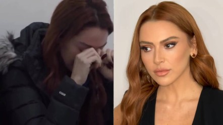 Sosyal medyada tepki çekmişti! Daha fazla dayanamadı: Hadise gözyaşlarına boğuldu - Magazin