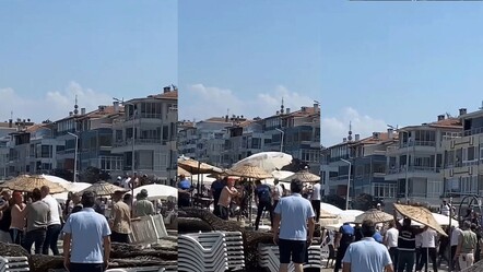 Ücretsiz halk plajında ortalık karıştı! Şezlong ve şemsiye için para istediler, zabıtayla kavga ettiler - yasam