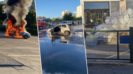 Muayeneden geçmeyen aracı sahibini çileden çıkardı! İstasyon önünde ateşe verdi - Yaşam