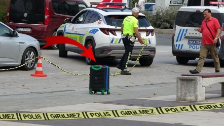 Ordu'da hareketli dakikalar! Yol ortasındaki valiz ekipleri harekete geçirdi - Gündem
