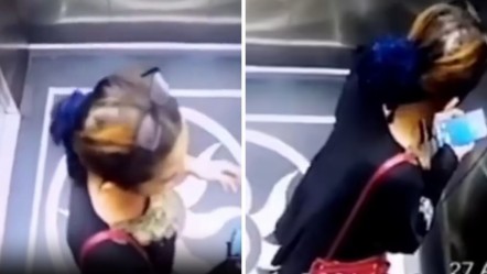 Havalimanında asansör faciası! Genç kadın boşluğa atladı: O anlar kamerada - Dünya