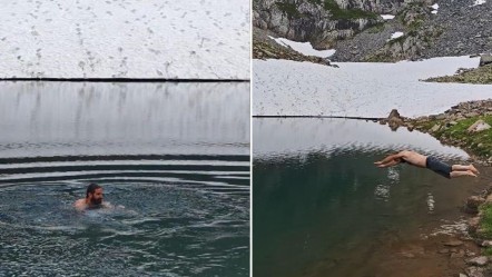 Macera severlerin uğrak noktası oldu! Görüntüler Artvin'den geldi, 3 kişi aynı anda atladı... - Yaşam
