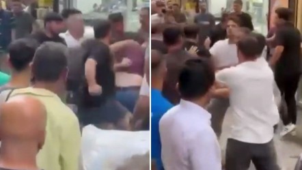 Tahtakale esnafı birbirine girdi, ortalık meydan muharebesine döndü - Gündem