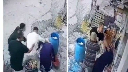 İstanbul'da tepki çeken görüntü! Baba ve oğlu 70 yaşındaki kadını darbetti - 3. Sayfa