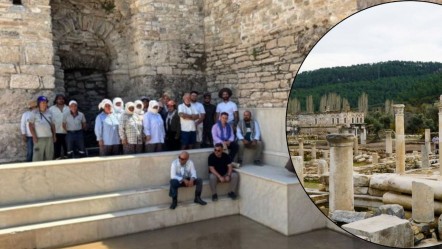 Muğla'da tarihi olay! 1900 yıl sonra su aktı, Stratonikeia'da heyecan doruğa çıktı - Kültür - Sanat