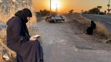 Ters dönen araçtan sağ kurtuldu! İlk yaptığı şey gönülleri fethetti - 3-sayfa