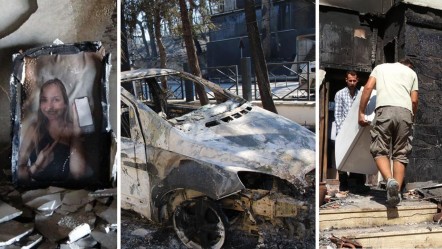 Ev, araba, anılar... Her şey küle döndü! "Yangında denize kaçarak canını kurtardı" - Gündem