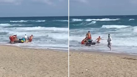 Yasağa rağmen denize girdi, canını zor kurtardı! - 3. Sayfa