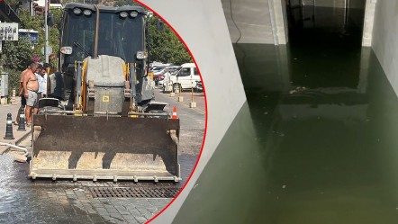 Bodrum'da isale hattı patladı! İş yeri ve depolar sular altında kaldı - Gündem