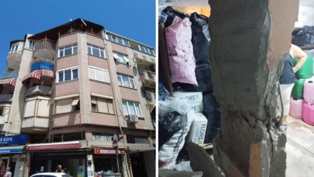 Edirne'de yürekler ağza geldi! Kolonları patlayan bina tahliye edildi... İddia ise çok vahim - Gündem