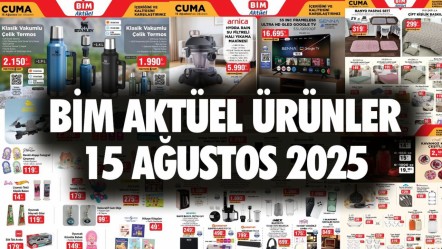 BİM aktüel ürünler 15 Ağustos 2025! Bu hafta hangi ürünler indirimde? Stanley termos ve ankastre set BİM'de yerini aldı - Haberler