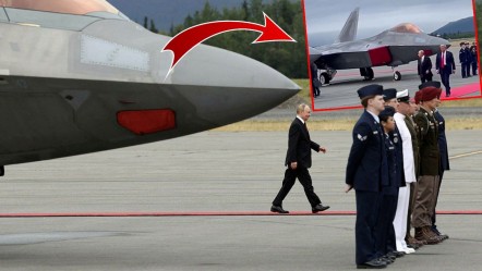 Trump'tan Putin'e Alaska'da ince mesaj: İsrail'e bile verilmeyen F-22 jetleriyle karşılandı! - Dünya