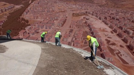 "Asrın felaketi" sonrası harekete geçilmişti! Türkiye’nin en büyük şantiyelerinden... Adıyaman İndere Toplu Konutları'nda sona gelindi - Ekonomi