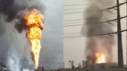 Petrol deposunda korkutan yangın! İran'da panik anları - Dünya
