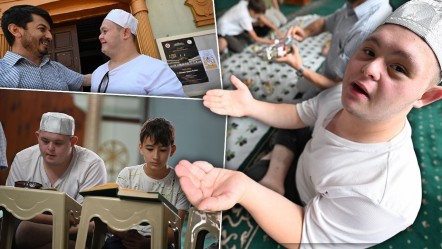 Down sendromlu genç cami aşığı oldu, iki yıldır çocuklara rahle arkadaşlığı yapıyor - Yaşam