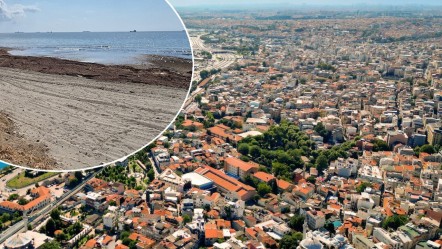 Deniz, toprak oldu! O kentimizde endişelendiren olay: Kötü koku ilçeyi sardı - Yaşam