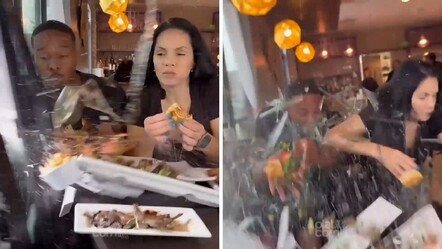 Film sahnelerini aratmayan görüntüler! Tadım videosu çeken fenomenlere araba çarptı - Dünya