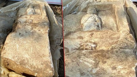 Tarihi mezar taşını çaldı, sakladığı yeri kimse bulamadı! Satmaya çalışırken yakayı ele verdi - Gündem