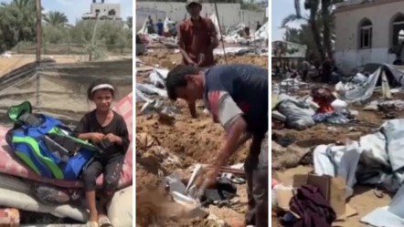 İsrail vahşeti sınır tanımıyor! Mülteci kampını havaya uçurdular - Dünya