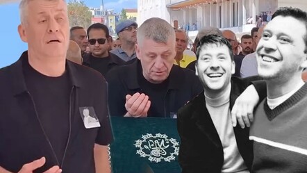 Metin Şentürk’ten kardeşine son görev! Cenazede ayakta durmakta güçlük çekti - Magazin