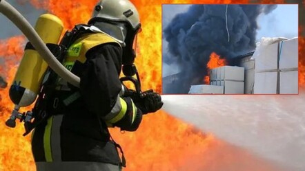 Azerbaycan'da korkutan yangın: Sederek ticaret merkezi alevlere teslim oldu - Dünya