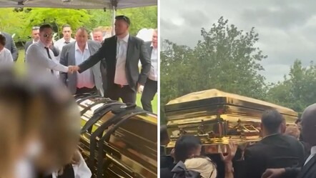 Cenaze töreni 6 gün sürdü! Roman kral altın tabutla gömüldü - Dünya