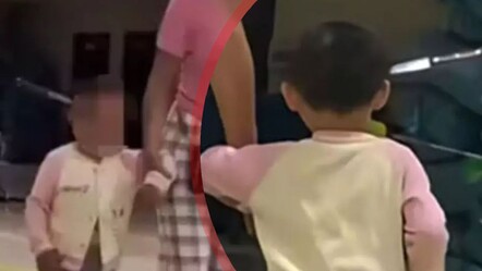 3 yaşındaki kız başına saplanan bıçakla hastaneye yürüyerek gitti! Şoke eden anlar - Dünya