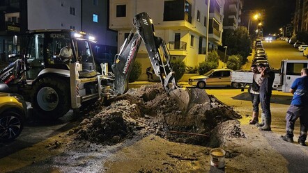 Edirne'de gece vakti korku dolu anlar! Su boru hattı çalışması sırasında doğal gaz patladı - 3. Sayfa