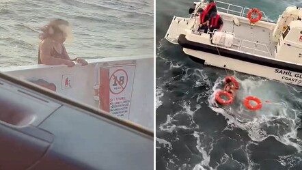 Feribotta herkesin gözü önünde denize atladı! İşte kan donduran o anlar - Gündem