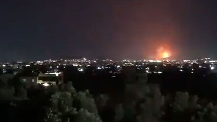 İsrail, Suriye'yi vurdu! Başkent Şam'a yakın bölge bombalandı - Gündem