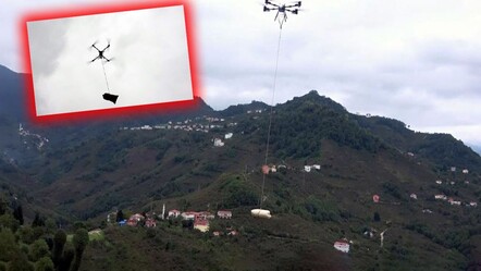 1 günlük işi 1 saatte yapıyorlar! Karadenizli çiftçinin derdine dronlu çözüm - Yaşam