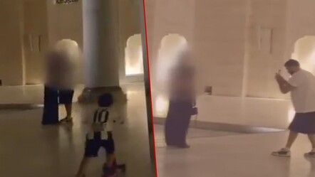 Bu kadarına da pes... Çoluk çocuk dinlemediler! Büyük Çamlıca Camii'nde öpüştüler - Gündem