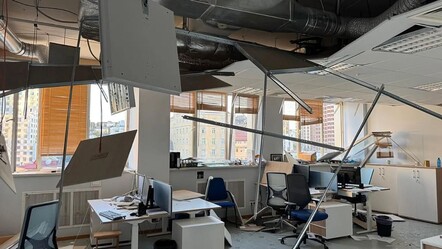 Rus füzesi AB Delege Binası'na isabet etti - Dünya
