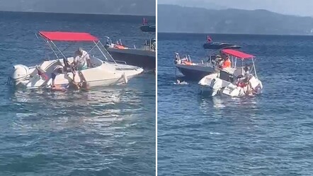 Denizde yüzerken neye uğradığını şaşırdı! Teknenin çarptığı kadının bacakları kırıldı - Gündem