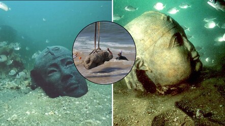 Limanı, kendine has binaları ve sfenksleriyle suyun altında 'gizemli' bir şehir! Canopus'un hazineleri yıllar sonra gün yüzüne çıktı - Kültür - Sanat