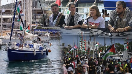 Akdeniz'de onlarca tekne Gazze için yola çıktı! Tek bir hedefleri var - Dünya