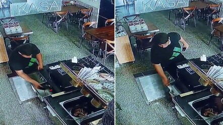 Topallayarak girdi, koşarak çıktı! Güpegündüz hırsızlık kamerada - 3. Sayfa
