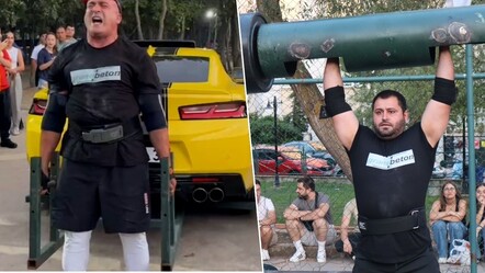 Bu sporu Türkiye'ye yaymak istiyorlar! 160 kiloyla ısındılar, 1 ton 700 kilogramlık aracı kaldırdılar - Spor