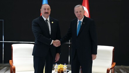 Cumhurbaşkanı Erdoğan, Aliyev ile bir araya geldi - Gündem