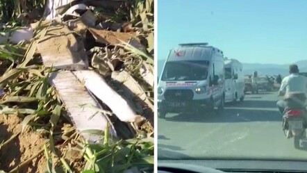 İzmir'de eğitim uçağı düştü! 1 pilot hayatını kaybetti - gundem