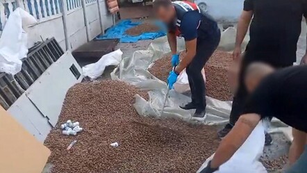 Zehir tacirlerinin 'fındık çuvalı' oyunu! Kutularca hap ele geçirildi - Gündem