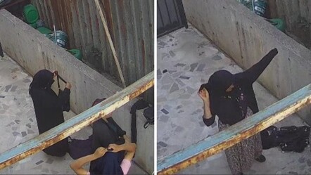 3 kadın bahçede kıyafet değiştirdi! Şüphelendiren görüntüler - 3. Sayfa
