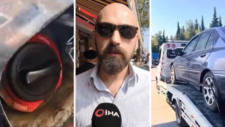 Aracına yakıt aldı, hayatının şokunu yaşadı! Çektiği video ise viral oldu - 3. Sayfa