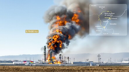 Rusya’nın enerji kalbine ağır darbe! Avrupa’ya petrol taşıyan rafineri kül oldu - Dünya