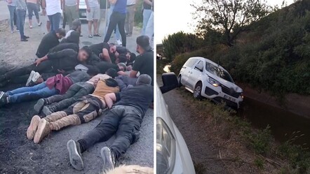 Hatay'da pes dedirten olay! Koyun sürüsüne daldı: Aracı ve göçmenleri bırakıp kaçtı - Yaşam