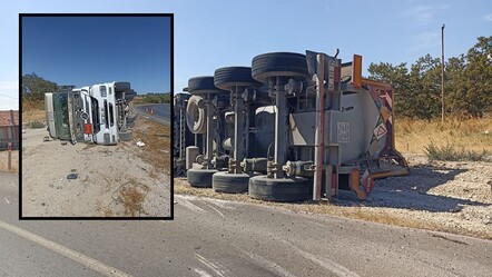 Facia ucuz atlatıldı! Amonyum nitrat yüklü tanker devrildi - 3. Sayfa