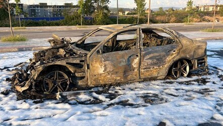 Motor arızası veren yabancı plakalı aracını gümrükten geçiremeyince yaktı - 3. Sayfa