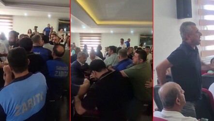 CHP'liler ile TİP'liler birbirine girdi! Küfürler havada uçuştu, ortalık savaş alanına döndü - Politika